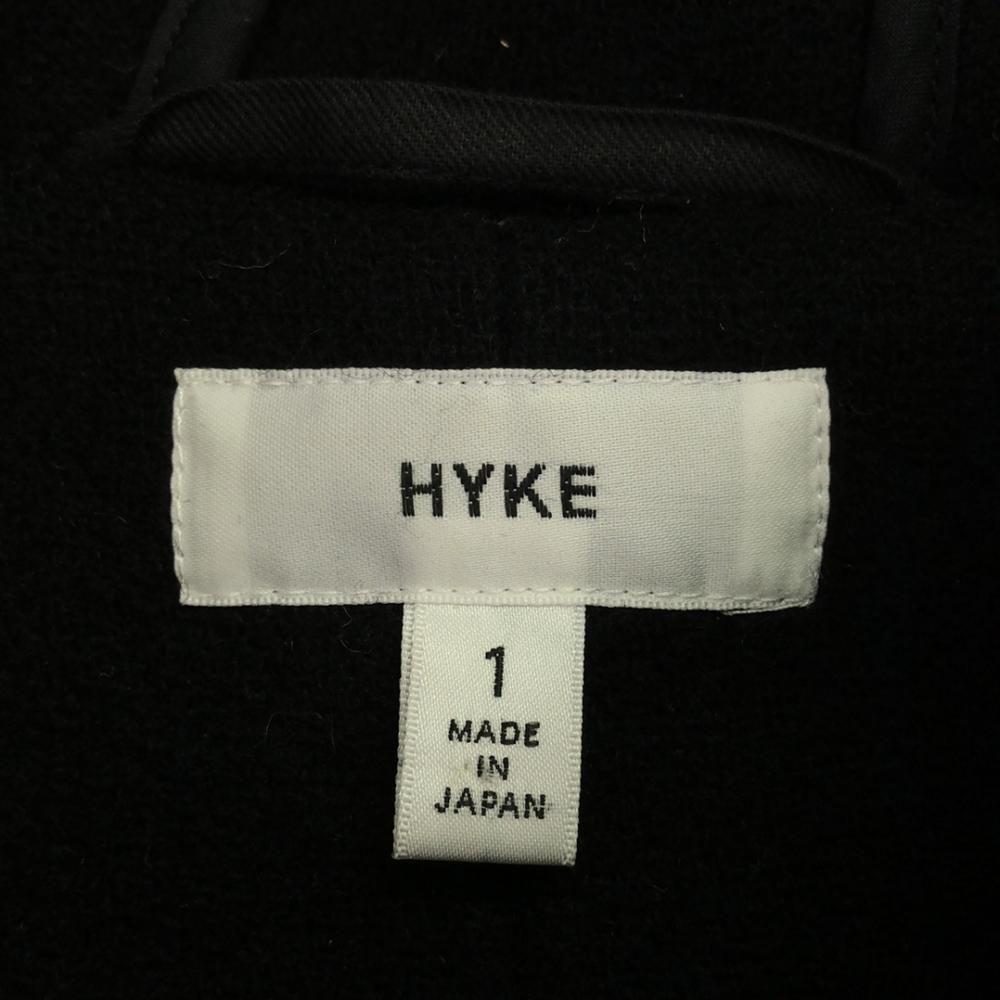 HYKE Made in Japan Wollmischung Dufflecoat 1 schwarz Damen Gebraucht