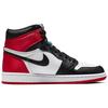 Air Jordan 1 Retro High Satin Black Toe Sneakers da donna Rosso Bianco-Varsity-Rosso CD0461-016