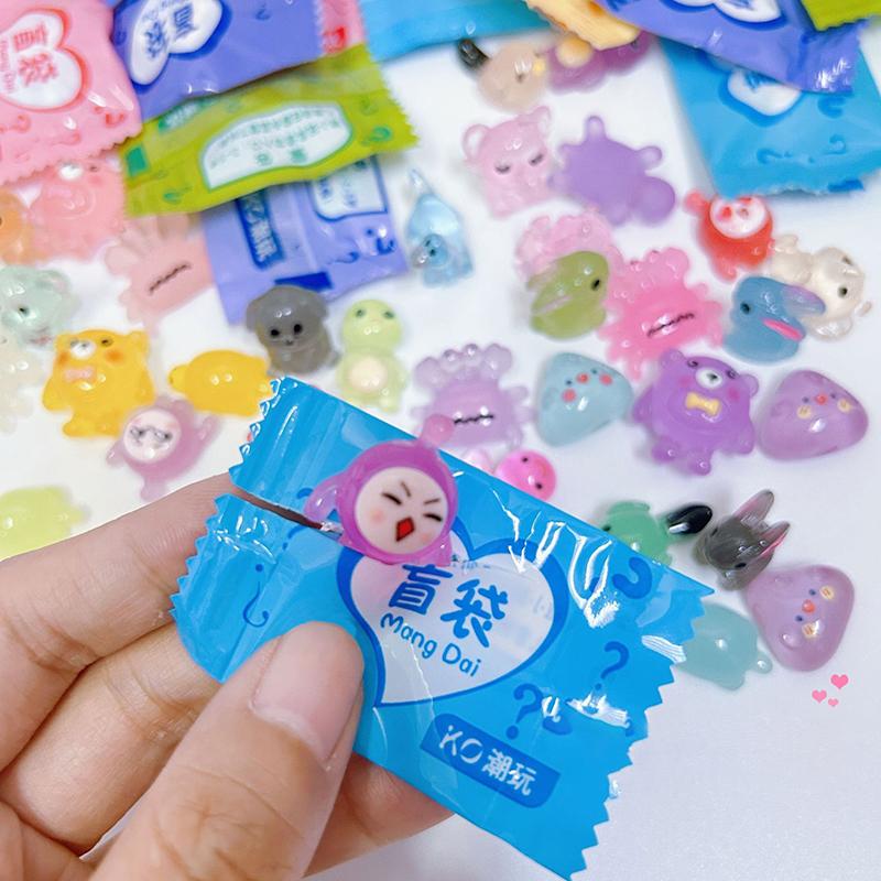 10Pcs Mini Simulation Capybara Model Blind Bag Toys Cartoon Miniature Animal Model Diy Ornaments Children'S Surprised Gifts