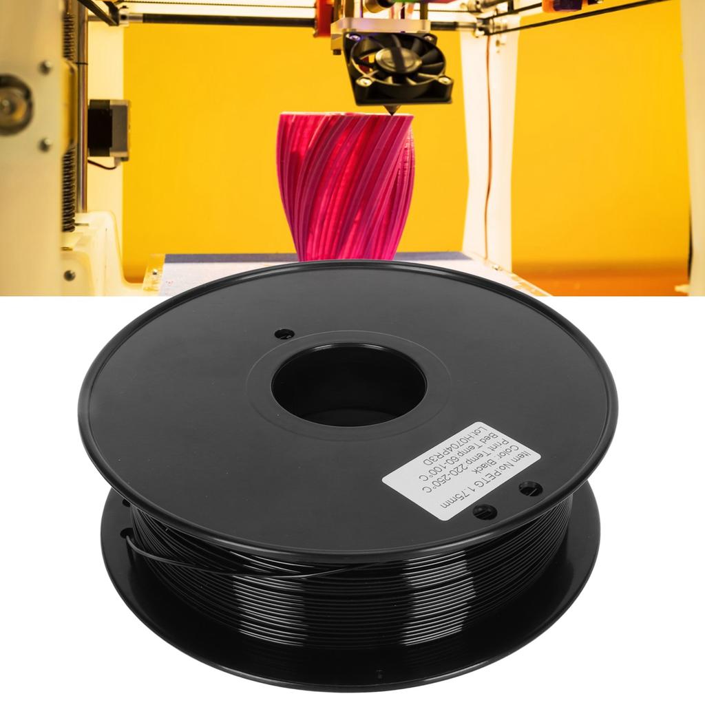 3D Printer Filament Professional 1.75mm Diameter 1KG 2.2LBS Spool Accuracy 0.02mm PETG Filament for 3D Printers
