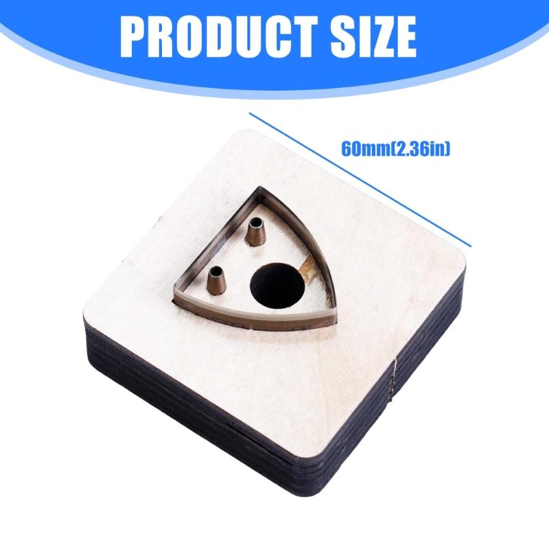 Professional Leather Florals Cutter Wooden Handle Ensuring for Complex Designs Creation Home Workshop