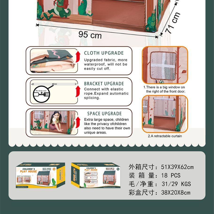 Çocukları Yıkamayı Destekleyin Su Geçirmez Panjur Oyun Çadırı Oyuncak Anaokulu Bebek Küçük Ev Oyuncak