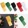 Linen Imitation Wired Ribbon DIY Decor Lightweight Christmas Ribbon for