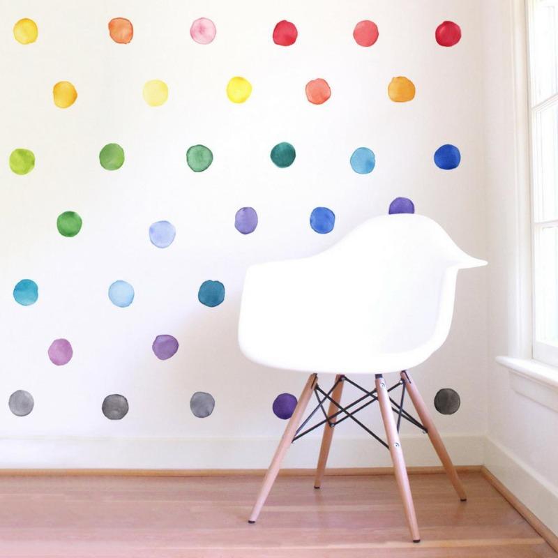 

29 Pcs/Set PVC Baby Wall Decals Colored Dots Creative Stickers for Children Vinyl Nursery Room Decoration