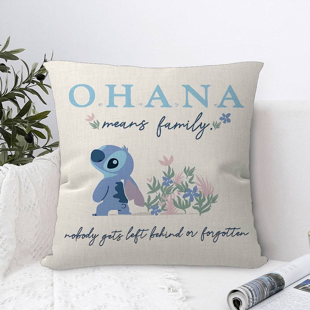 Cute SStitchs Personalized Pillow Cover Kids Bedroom Wild Party Decor Pillowcase kid Birthday shower Gift