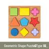 Wooden Educational Puzzle Board for Toddlers: Letters, Numbers, Shapes Recognition for Ages 1-3