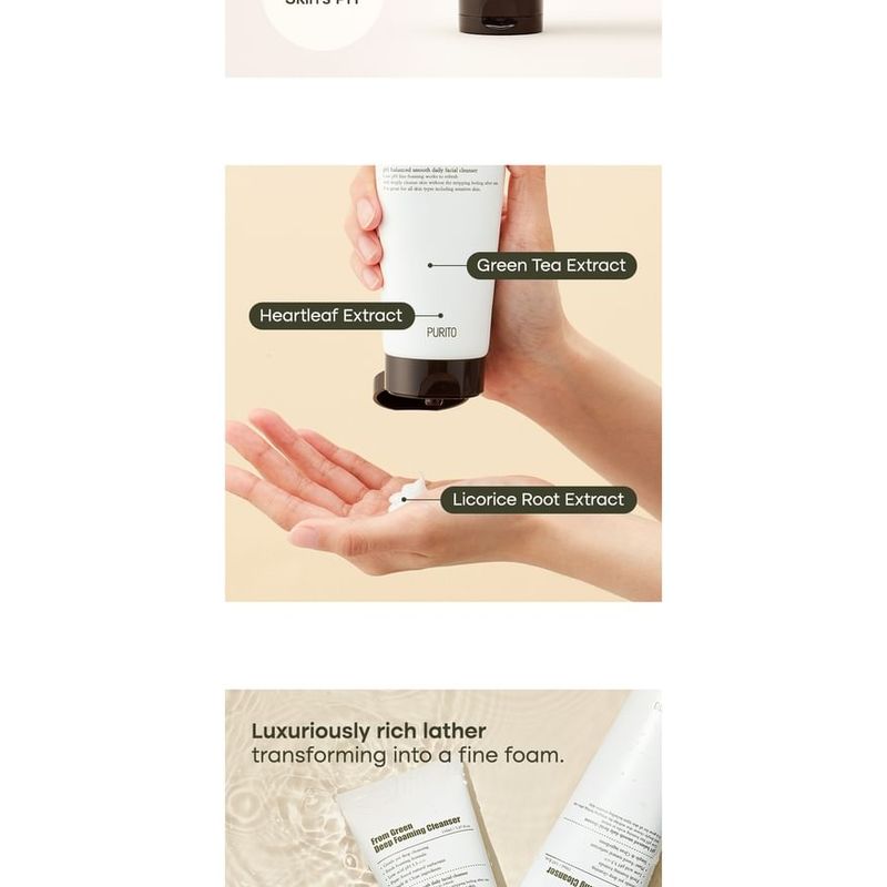 Purito SEOUL - From Green Deep Foaming Cleanser
