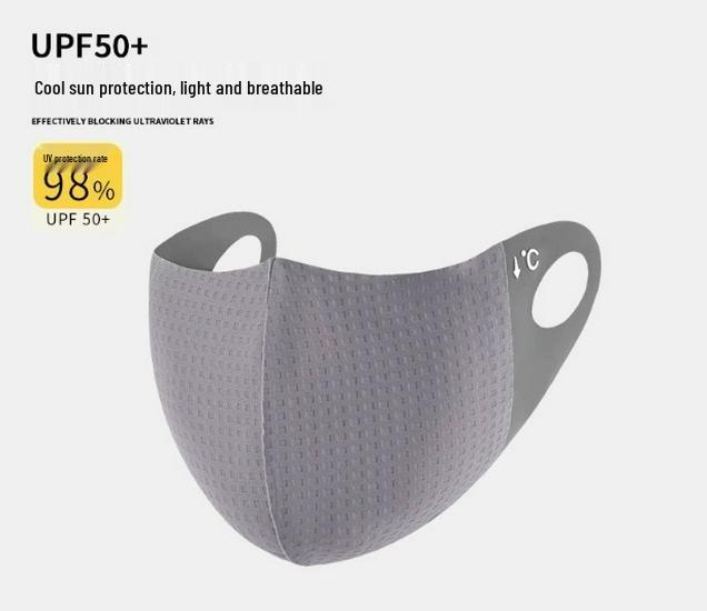 Sunshade Facekini: Full-Coverage UV Protection Mask for Women - Breathable Neck and Face Shield