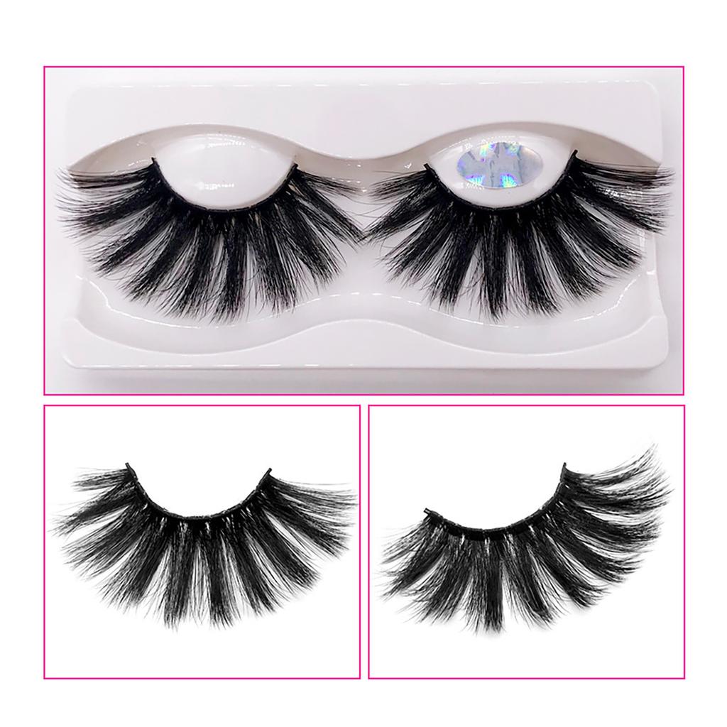 25MMFalse Eyelashes Natural Multi-layer Chemical Fiber False Eyelashes Eyelashes