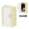 Tragbare Toilette Loo City MOC Szenen Dunny Klassische Straße Porta-Potty Dekoration WC Bausteine Bildung Kinder Spielzeug