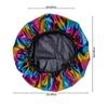Laser Wide-brimmed Night Cap New Ladies High Elastic Hair Band Shower Cap European And American Fashion Turban Cap