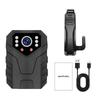 1080P HD Mini Camera 2-inch Police Body-Worn Camera Night Vision Function Suitable for Law Enforcement Recording, Outdoor Sports
