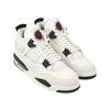 Baskets Homme Air Jordan 4 Retro Flight Club Blanc Voile Noir IM4002-100