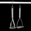 1/2 Pcs Manual Operation Potato Masher Stainless Steel Pusher Fruit Tools  Egg Salad Making