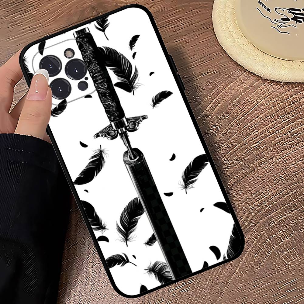 Kagurabachi Phone Case For iPhone 16 15 14 13 12 Mini 11 Pro XS Max X XR SE 6 7 8 Plus Soft Silicone Cover