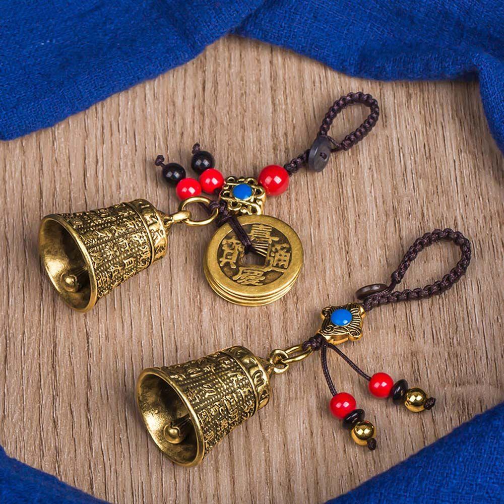 Auspicious Gourd Fengshui Brass KeyChains Jewelry Findings Keychain Components Car Keyring
