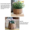 Woven er Basket Rattan Braided Succulent Storage Garden Plant Pot Manual Fruit Organizer Wedding Party Ornaments