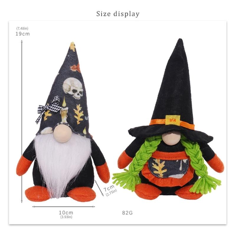 Dwarf Figure Ornament Cloth Dwarf Figurine Decoration for Mantels Window Shelves Display Holiday Party Decoration