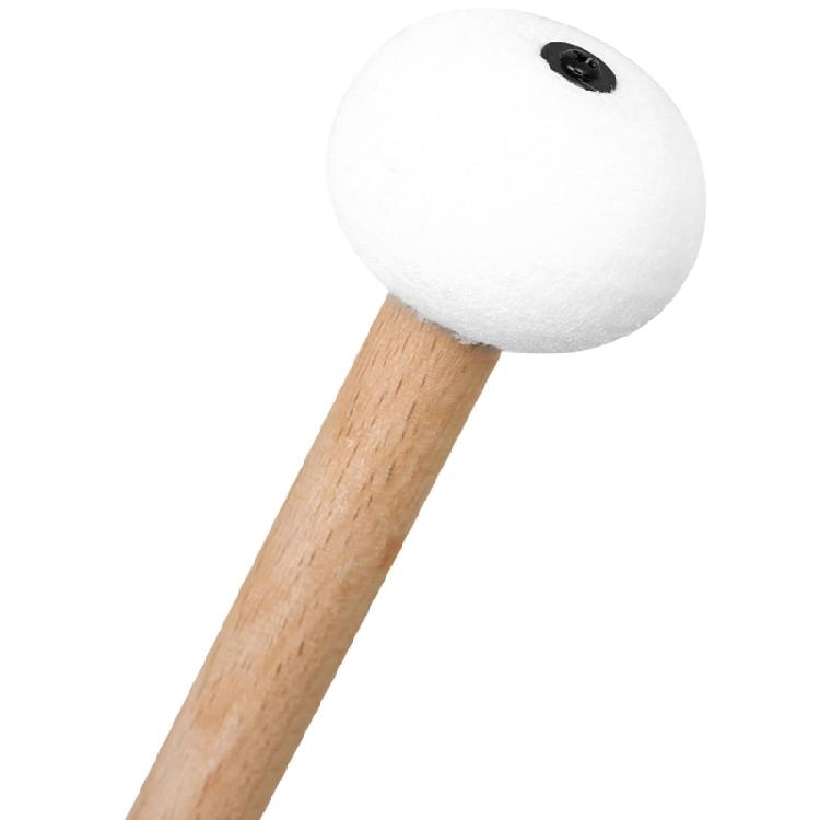Double Side Drumsticks Ergonomic Handle Drum Sticks Wood and Felt Texture Suitable for Stage Performances and Practice