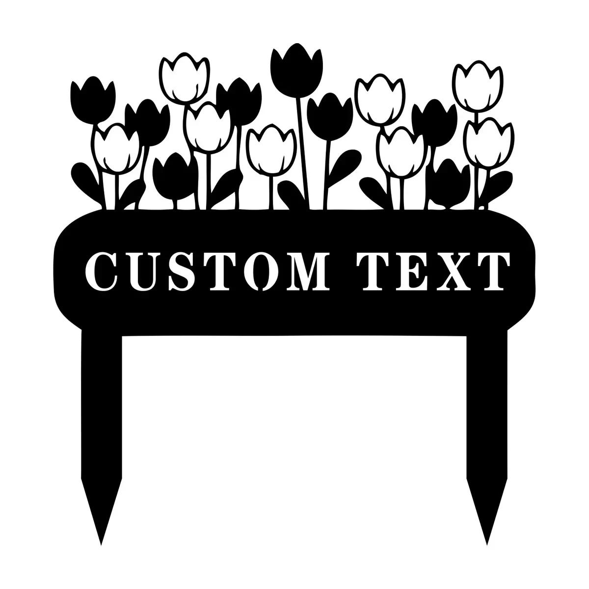 Custom Metal Garden Sign, Street Decor, Bird Yard Art, Personalized Gift