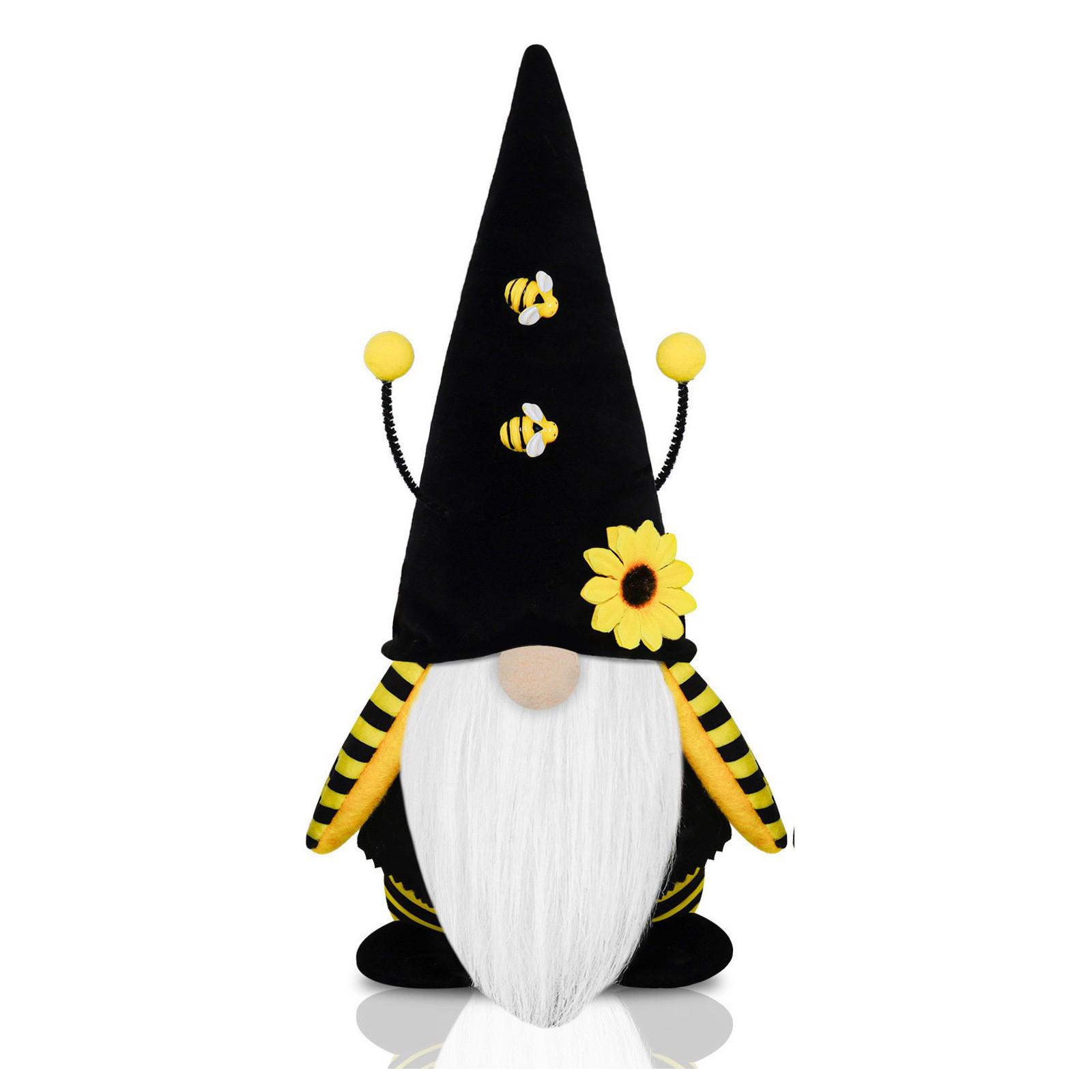 Faceless Rudolph Bee Plush Toy - Sunflower Festival Display Doll