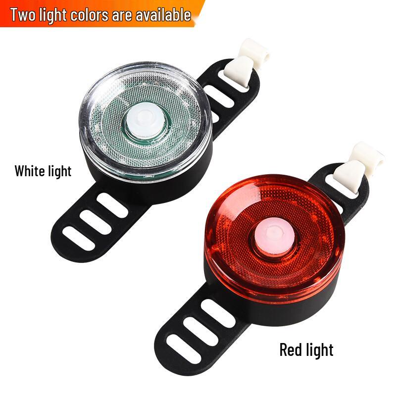 USB Rechargeable Round Bicycle Taillight