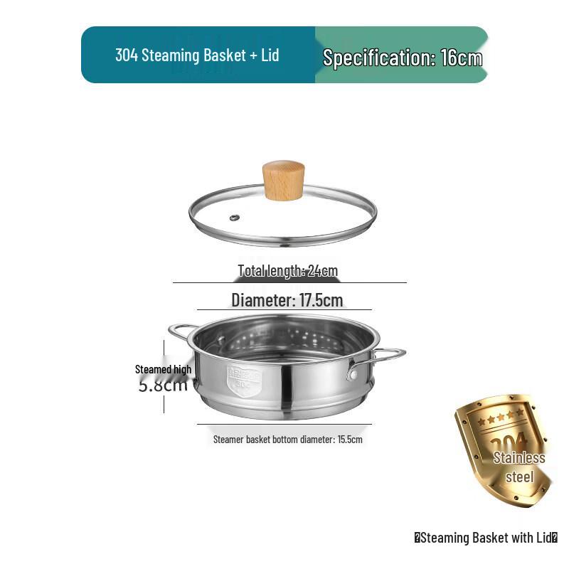 ZISIZ 304 Stainless Steel Steaming Rack