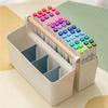 Portable Desktop Pen Holder Large Capacity Cute Marker Pen Stationery Storage Box Creative Pencil Holder Desktop Organizer