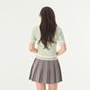 FAIRLIAR GOLF Band Double Pleated Skirt (Cocoa)