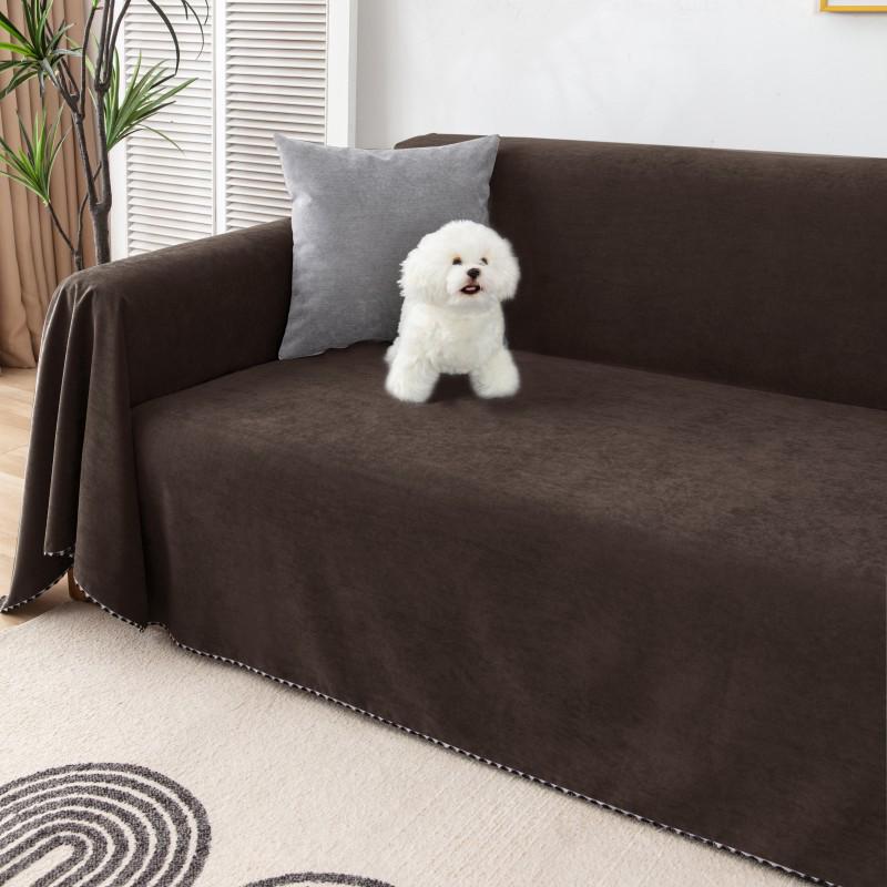 Japanese Style Waterproof Solid Color Sofa Cover - Full Protector Cushion