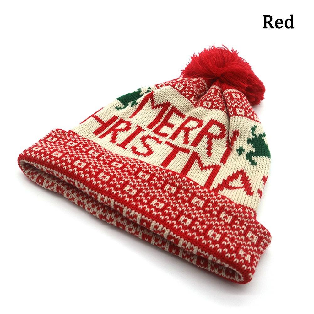 Pompom Knitted Beanies Elk Ski Cap New Casual Cap Gift