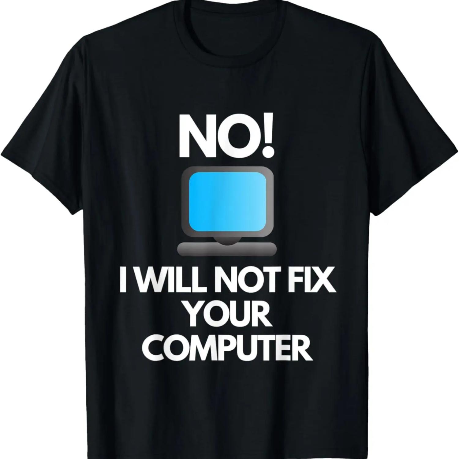 If I m Ever On Life Support Sarcastic Comment Computer Tech T-Shirt S