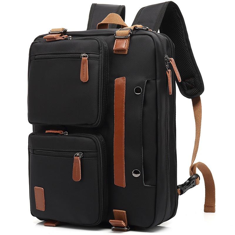 Multifunctional Backpack Diagonal Cross Student Schoolbag Business Handbag Computer Bag Outdoor Men's Bouble Shoulder Backpack