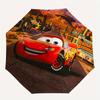 1pc Cars Lightning McQueen Character Umbrella - Auto Open Close Portable Folding Design, 8-Rib Iron Frame Outdoor Umbrella, Ideal Gift for F