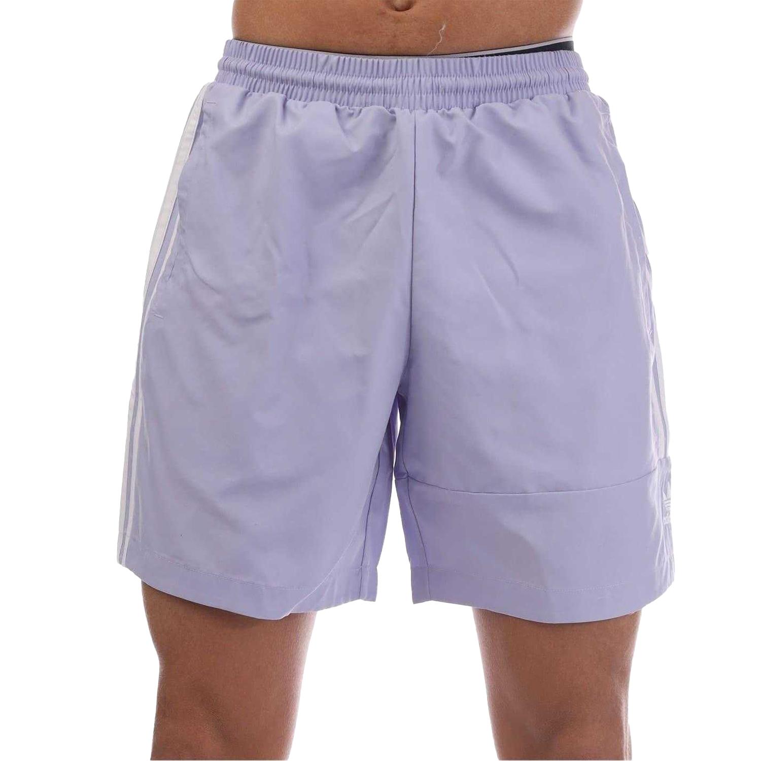 Adidas Herren 3-Streifen Badeshorts M violett