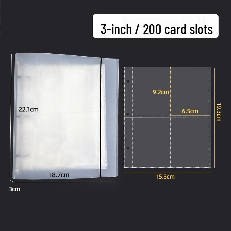 Korean Style Heart-Shaped Frosted A5 Binder Album - 3-Inch Instax Photo Book, Girly Star-Chasing Photo Storage