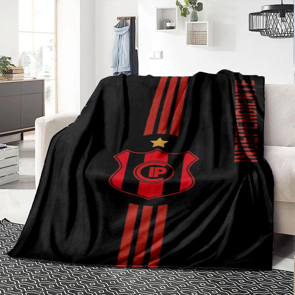 Independiente Petrolero Print Flannel Blanket High Quality Warm Comfortable Cover for All Seasons Perfect for Gifts Home Decor