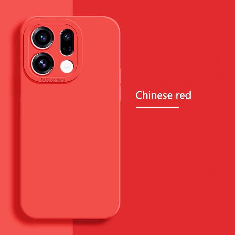 

Basic Straight Edge Phone Case for OPPO Find X9 Pro X9Pro 5G Soft Angel Eyes Silicone Camera Protection High Qualtiy Back Covers OPPO Find X9 Pro яскраво-червоного кольору