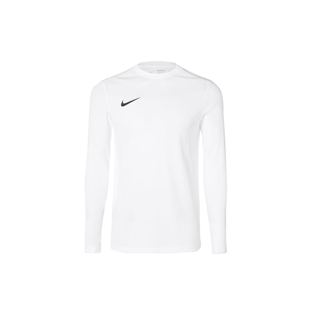 Nike Logo Print Breathable Casual Long Sleeve T-Shirt Men Tops White BV6707-100