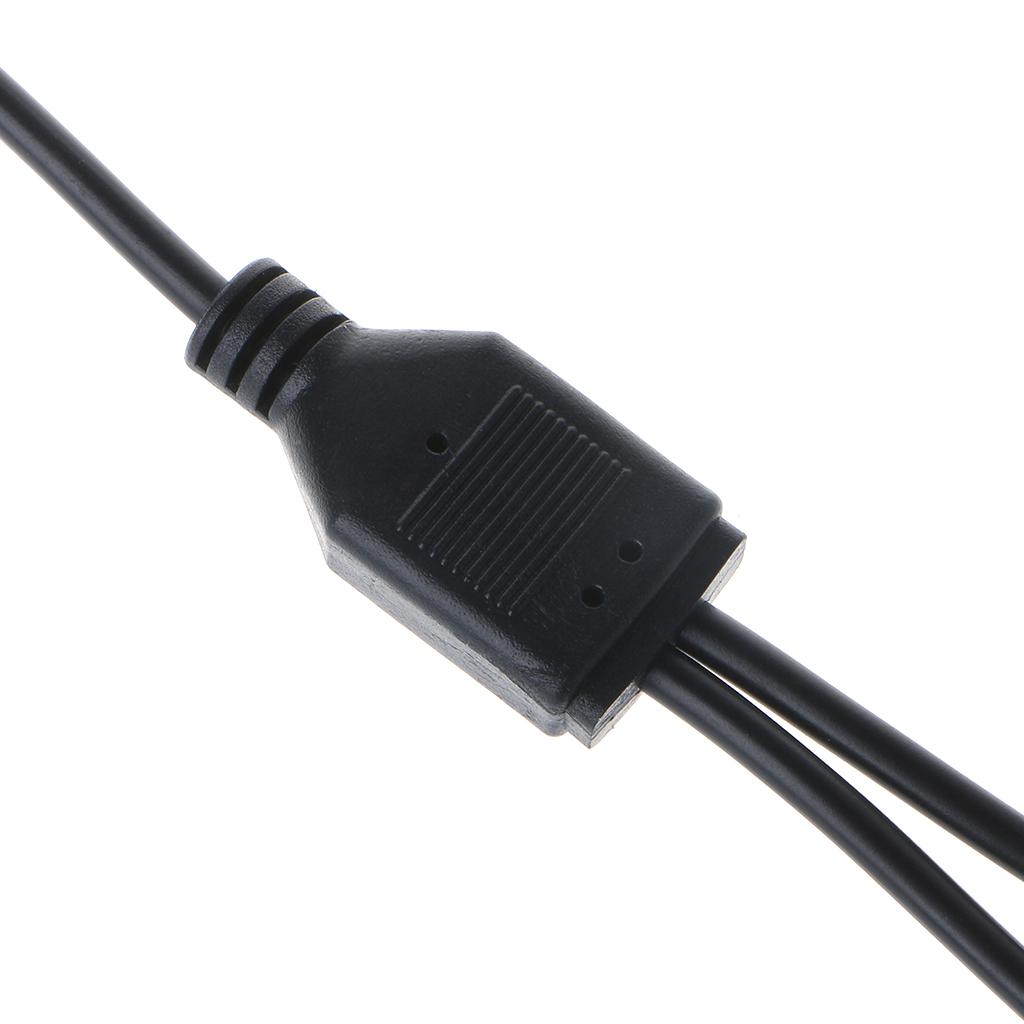 5V 3Pin RGB Splitter Cable CPU Cooler Extension Cable Connector Adapter Cord Wire PC Fan Power Extension Cable Converter