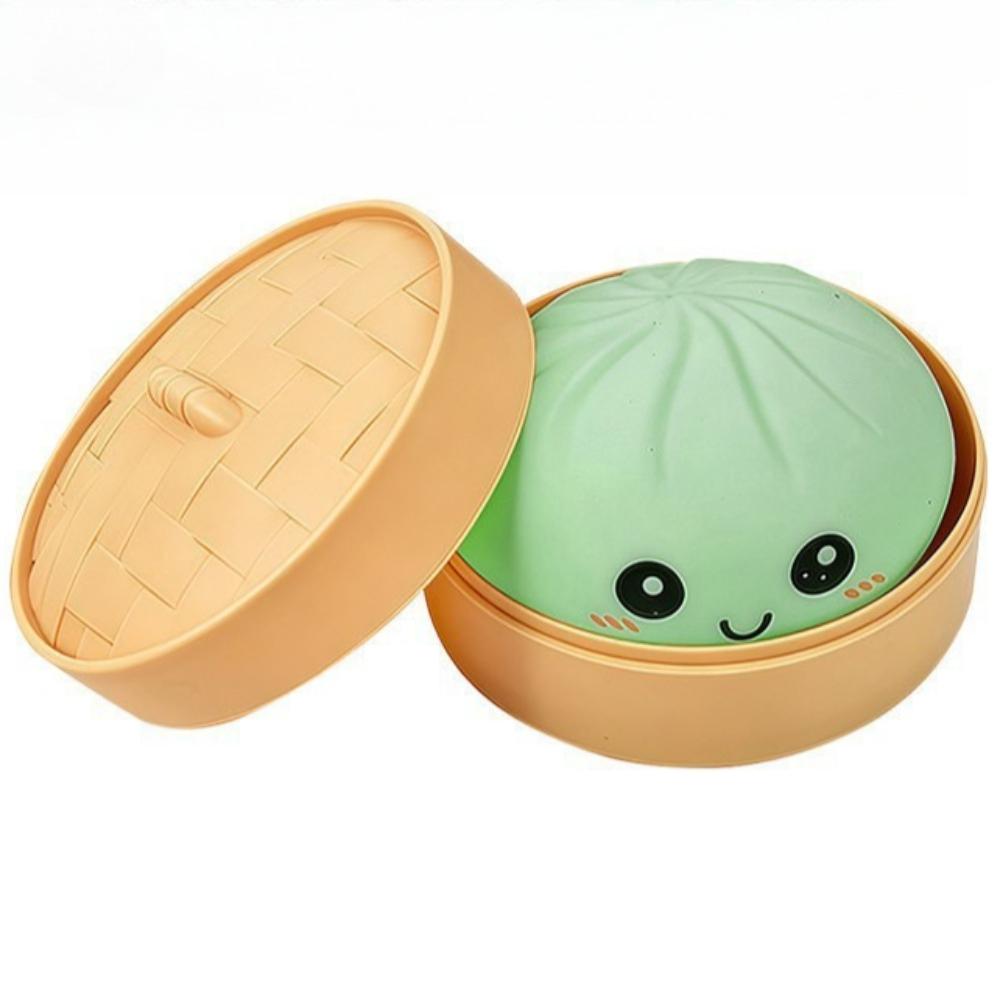Toys Kids Childrens Simulated Colorful Dumpling Squishy Slow Rising Stress Relief Fidget Ball, Soft Squeeze Decompression Toy for Adults
