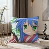Anime Lucky Star Kawaii Cartoon cushion cover soft Comfort Pillowcase for Sofa nap Living Room party Home pet Decor Pillowcover