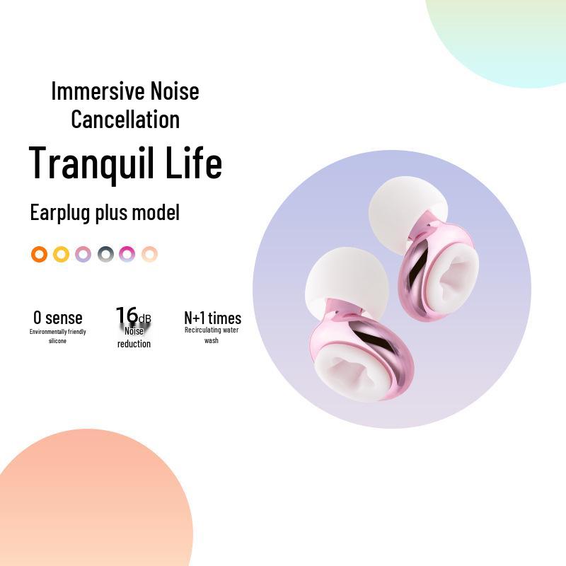 Silicone Soundproof Earplugs: Waterproof, Noise-Reducing for Dormitories, Work, Snoring, and Workshops