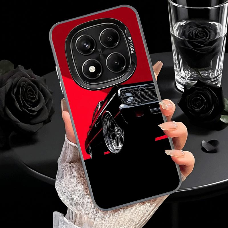 Classic Vintage Retro Car Soft Phone Case for Xiaomi Redmi Note 13 14 15 Pro Plus 12S 12 11S 11 11T 10S 10 Shockproof Cover Back