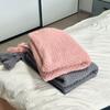 Nordic Minimalist Wool Throw Blanket with Tassels - Perfect for Sofa or Office Naps