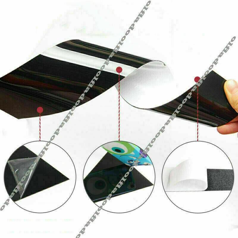 PC Glossy Black Pillar Post For Toyota Camry 2018-2023 6X Door Trim Mirror Cover