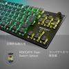 ROCCAT Mechanical Gaming Keyboard USB Computer Compatible Vulcan TKL Pro JP Japanese Layout Wired Black/Black Optical Linear Tenkeyless RGB Volume Dia