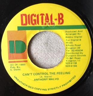 

7inch Record ANTHONY MALVO - Can t Control This Feeling NONE Digital-B 1995 Jamaica Reggae, Ska & Dub Used