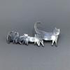 Jewelry Vintage Animal Pin Fashion Cat Brooch Multi-functional Cute Cat Family Brooch  Scarves