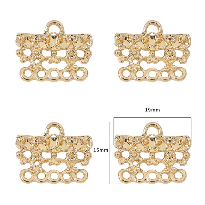 Copper Alloy Charm Pendants for Earrings Necklace DIY Jewelry Making Accessories